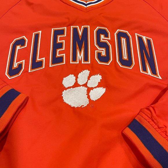Vintage Colosseum Kid's Clemson Tigers Embroidered‎ Pullover Jacket, Size M - Picture 3 of 6